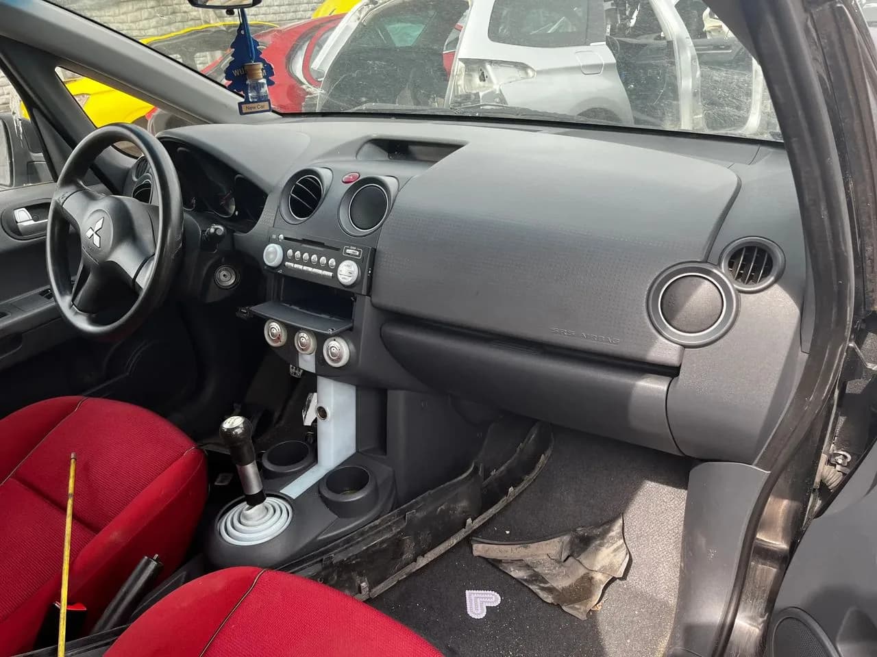 Mitsubishi colt vi deska poduszki airbag sensor pasy komplet – zdjęcie 1
