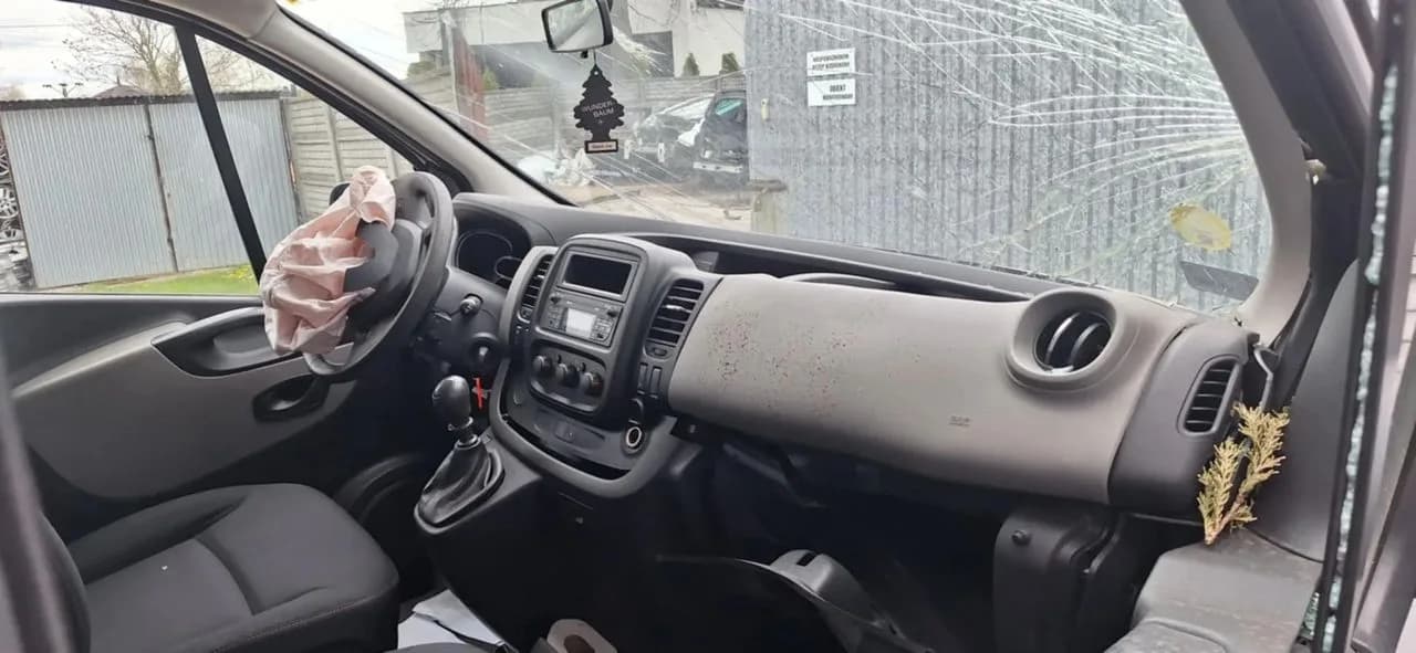 RENAULT TRAFIC III VIVARO II poduszka airbag pasazera zalepka – zdjęcie 1