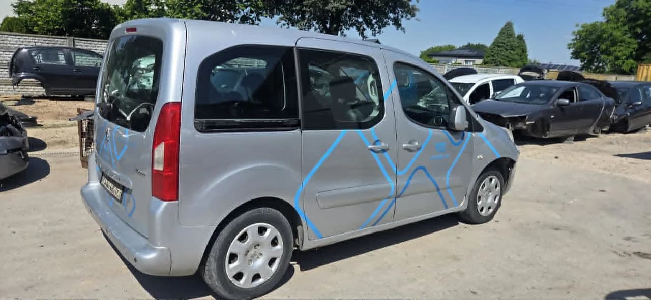 PARTNER II TEPEE BERLINGO II MULTISPACE EZRC błotnik prawy tył – zdjęcie 1