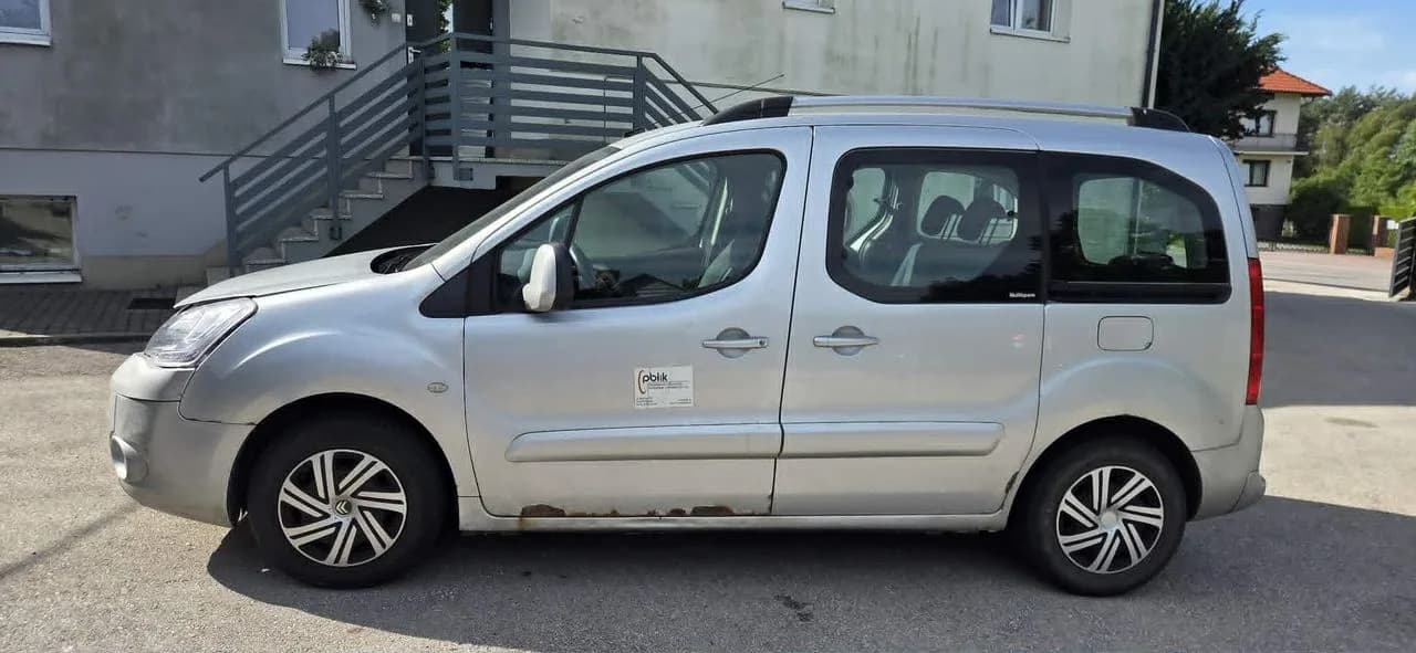 BERLINGO II MULTISPACE PARTNER II TEPEE EZRC błotnik lewy tył – zdjęcie 1